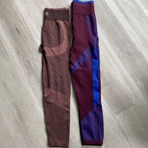 Pink leggings size medium